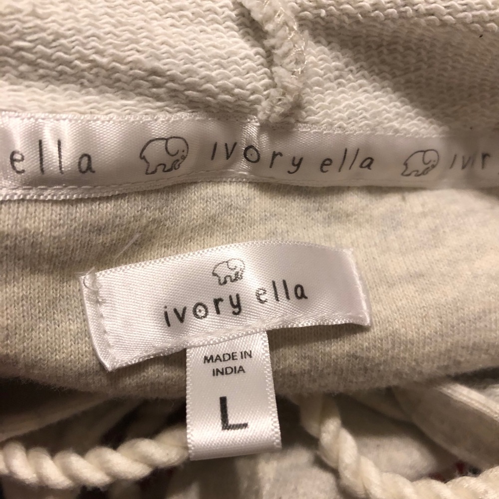 Ivory Ella Gray Sweatshirt Hoodie - Picture 2 of 3